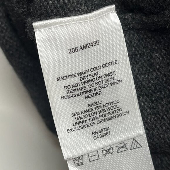 Columbia XCQ Men's Large Gray Orange Red Striped Mock 1/4 Zip Sweater Pullover - Picture 8 of 8